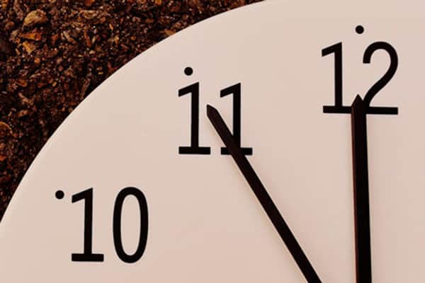 Reloj indicando la hora de comer